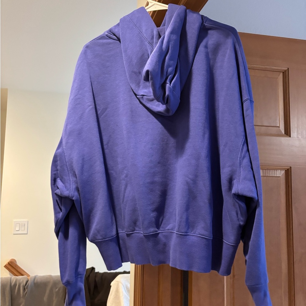 Nike Purple Pullover Hoodie with Black Swoosh Tag - Picture 3 of 3
